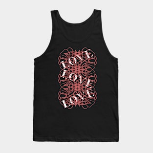 pink love art Tank Top